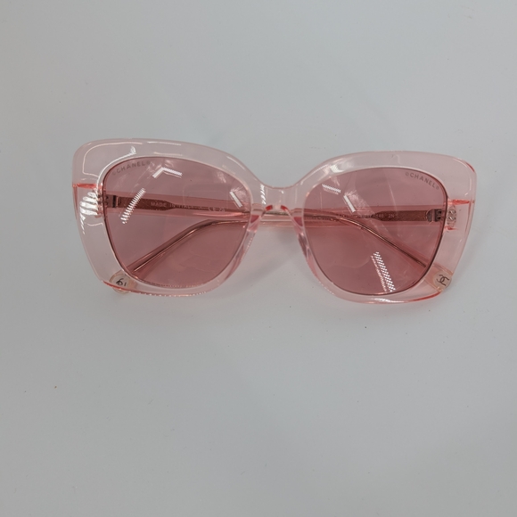 CHANEL Accessories - Chanel Pink Sunglasses